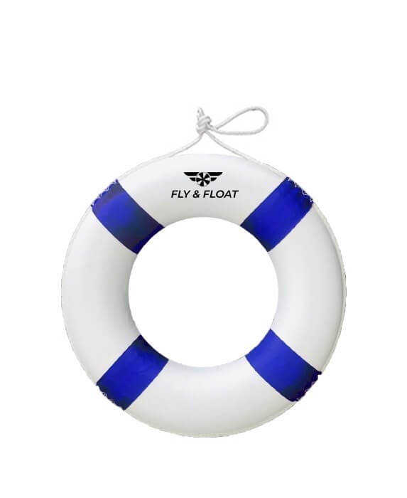 ห่วงชูชีพ/พวงชูชีพ – ขาว/น้ำเงิน