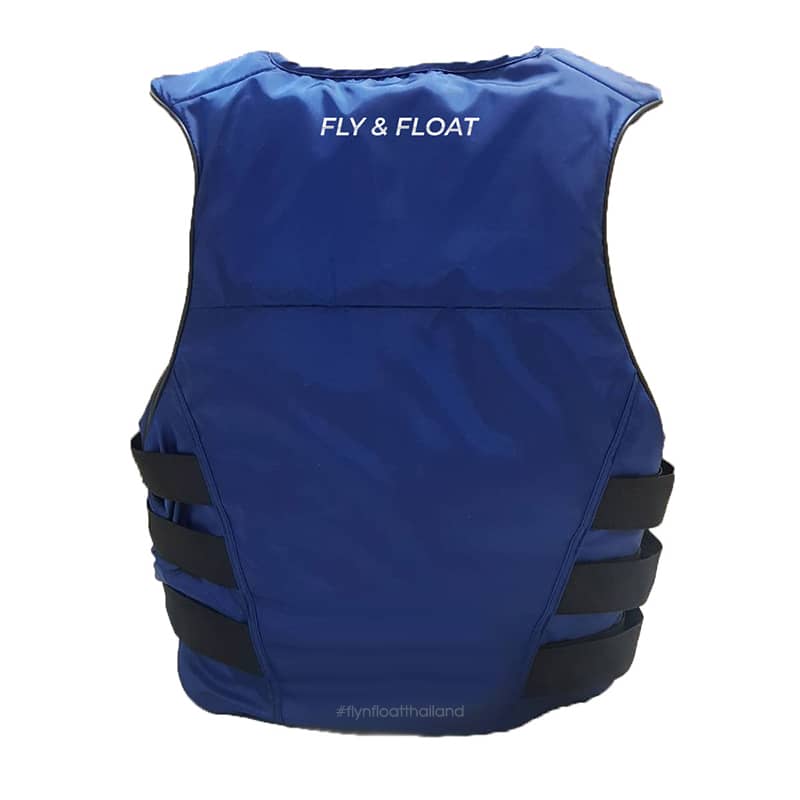 JET new (B)-a Jet Float - Blue, Black Back Angle | Fly n Float Thailand