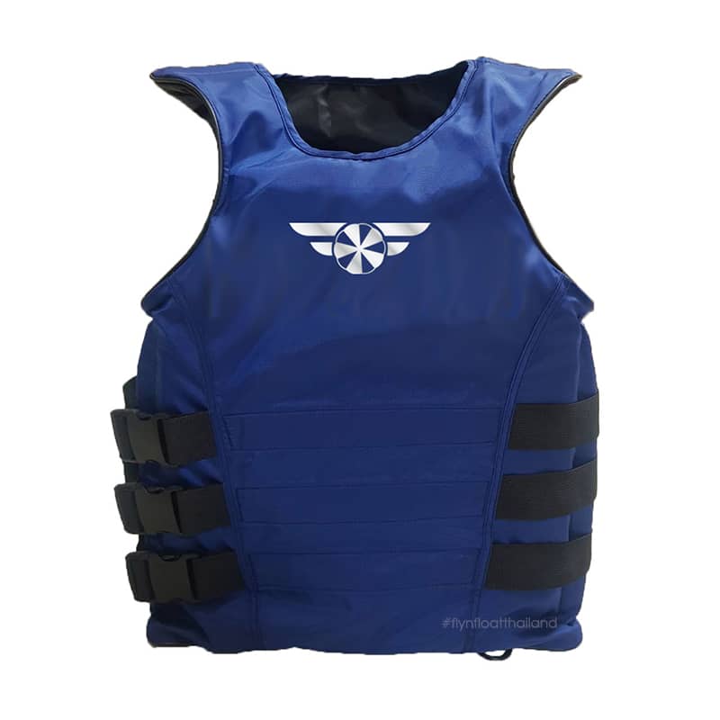 JET new (F)-a Jet Float - Blue, Black Front Angle | Fly n Float Thailand